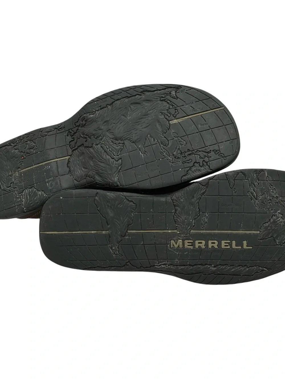Men's Merrell Ortholite World Legend Brown Leather Slip-On Loafers Sz. 11.5